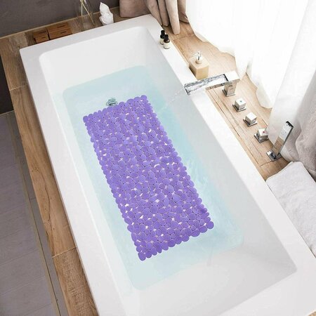 ESPECTACULO Purple Bathtub Pebble 35x16 Machine Washable ES3283188